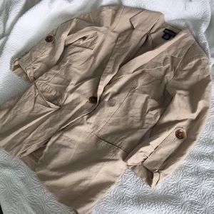 SOLD - BOGO DEAL 100% linen blazer